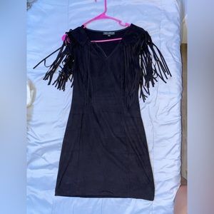 Black Fringe dress